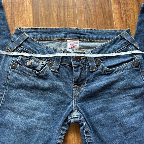 Y2K True Religion Low Rise Jeans | Size 26 - Picture 13 of 15